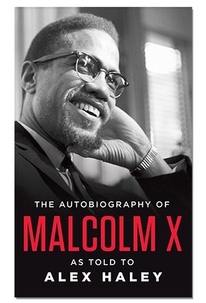 Portada del libro "La autobiografía de Malcolm X: contada a Alex Haley"